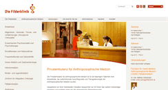 Desktop Screenshot of filderklinik.privatambulanz-stuttgart.de